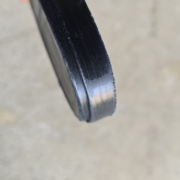 Vtg CHANEL Black CAMELLIA Leather Strappy Slide Flower SANDALS 39.5 - Picture 7 of 7